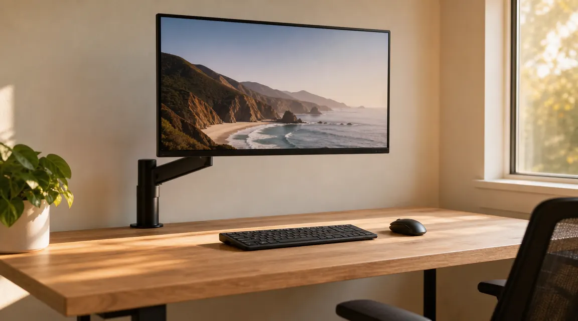 HUANUO Monitor Arm Review: Eight Months of Tilting, Swiveling, and Reclaiming Desk Space