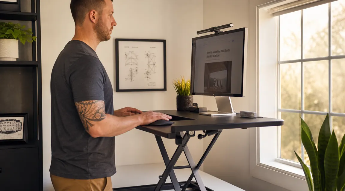 TechOrbits Desk Converter Review: One Year of Standing, Sitting, and Actually Using It